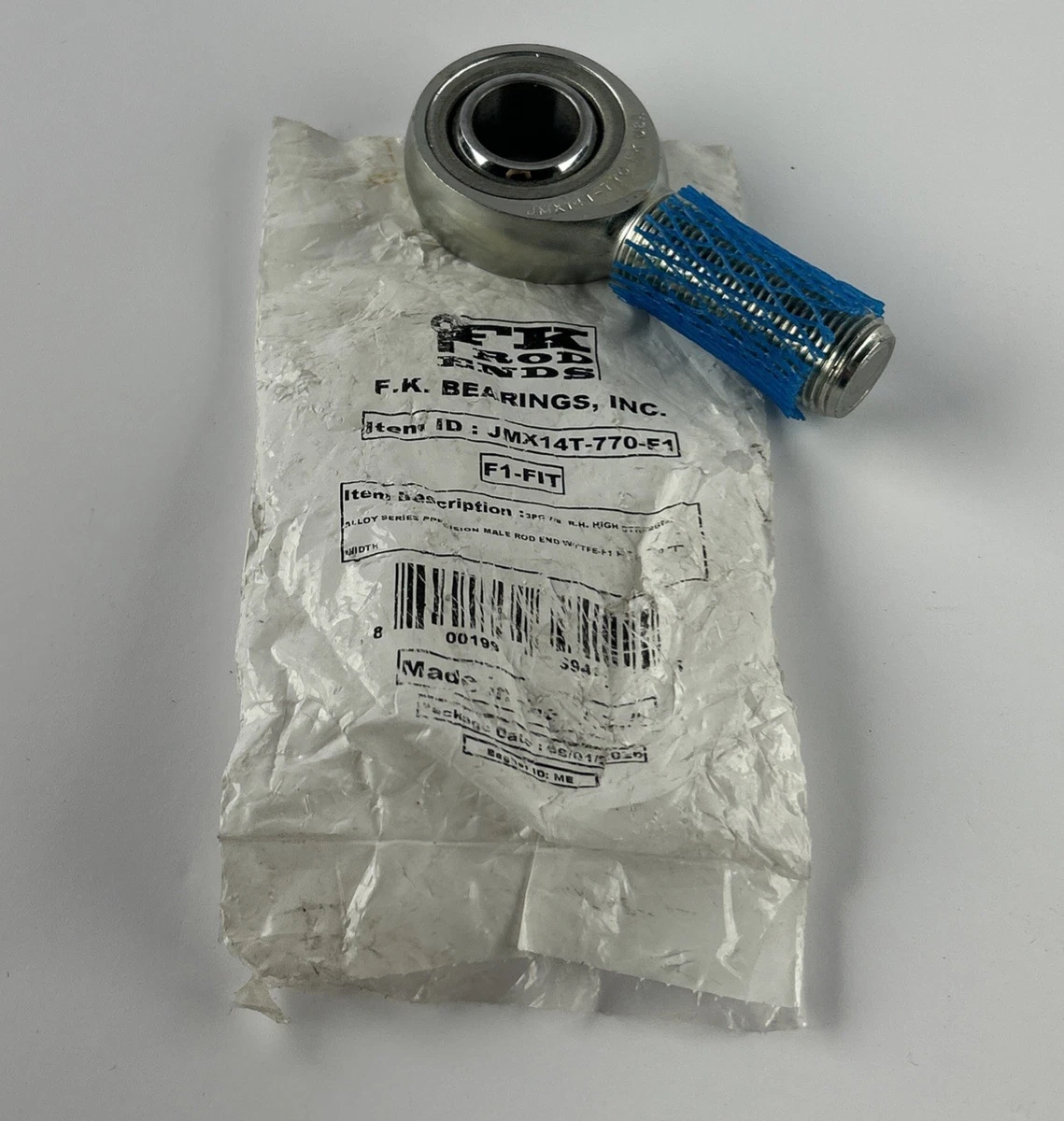 FK JMX14T-770-F1 Chromoly Heim Joint 7/8-14 RH Thread 7/8 Bore PTFE Rod End photo 4