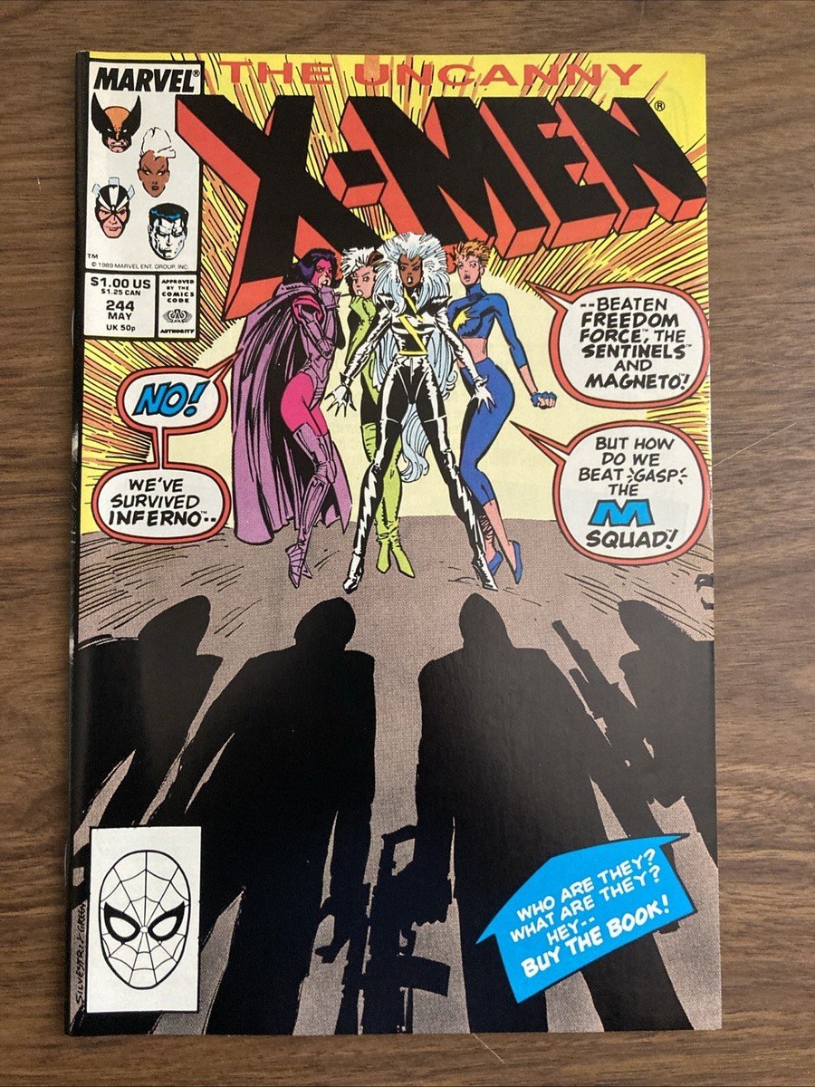 アメコミ Uncanny X-Men 244 1989 マーベル Jubilee Uncanny X-Men #244 Marvel Comics 1989 1st Appearance of Jubilee | eBay