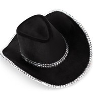 Cowboyhut Schwarz Wilder Westen Amerika Fries Ranch Cowgirl Indianer