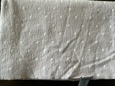 Carter's Pink White hearts Baby Receiving Blanket Cotton Flannel 30" lovey