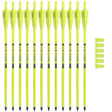 Crossbow Bolts 20inch Fluorescence Color Carbon Crossbow Hunting Arrows with ...