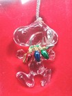 Vintage Snoopy Lenox Santa Full Lead Crystal Christmas Ornament New In Box! — photo 2