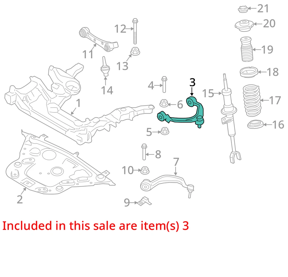 Brazo de control superior delantero derecho pasajero BMW 535I 2011-2016 31126775967 FABRICANTE DE EQUIPOS ORIGINALES Foto 4 de 4