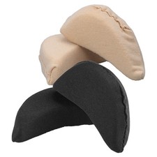 2 Pairs Sponge Shoe Toe Inserts Soft Reusable Fillers for Flat Shoes