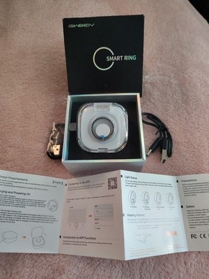 GIMBEIV Sz. 11Smart Ring Activity Tracker for Finger with User Manual, And Charg
