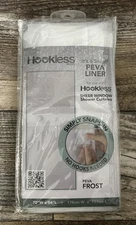 Hookless Brand Shower Curtain Liner Peva Frost 70" W x 54" L FREE SHIPPING!!!!!!