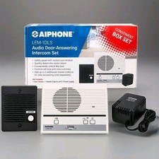 Aiphone LEM-1DLS Audio Door Intercom Set LEM-1DL LE-D PT-1210N NEW