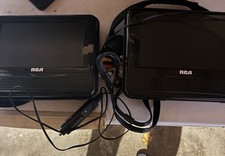 2 RCA Portable DVD Players w/ Remote  All Cables