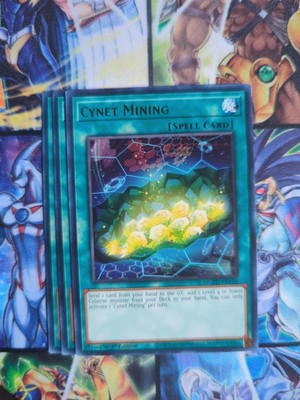 Yu-Gi-Oh x3 Cynet Mining MGED - EN148 Ultra Rare 1st Edition NM