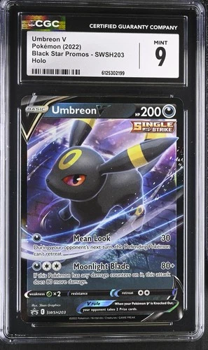 New ListingUmbreon V SWSH203 CGC 9 Mint, Black Star Promo, Pokemon