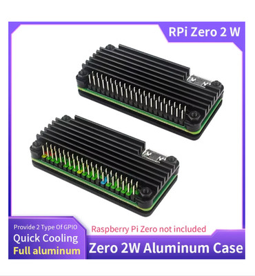 Aluminum Case Metal Shell with Heatsink for Raspberry Pi Zero 2 W