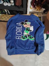 Vintage Late 80s - 90s Mickey Mouse Disneyland Sweatshirt Velva Sheen Youth M