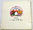 QUEEN "A NIGHT AT THE OPERA" 1987 UK REISSUE VINYL LP VG / EX