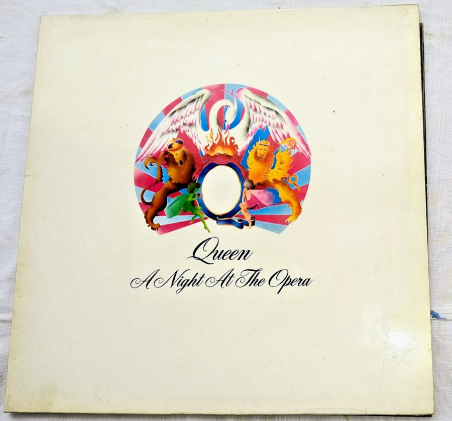 QUEEN ""A NIGHT AT THE OPERA"" 1987 UK REISSUE VINYL LP VG / EX