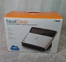 Neat Desk Pass Through Scanner White  Digital Filing System