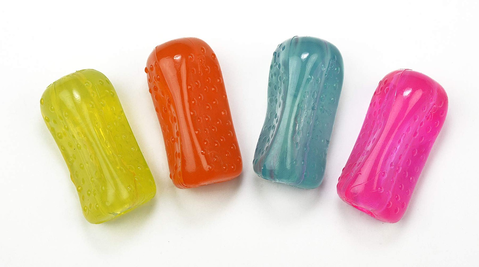 The Pencil Grip Ergonomic Textured Grips for Stylus Pens, Pack of 4 Bumpy Stylus