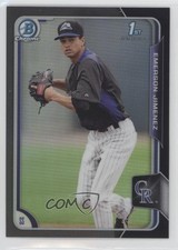 2015 Bowman Chrome Prospects Asia Exclusive Black Refractor Emerson Jimenez 3k7