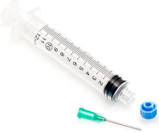 The 5 Pack - 10Ml Industrial Syringes with Blunt Tipped Dispensing Needles and S