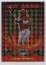 2022 Panini Mosaic Hot Sauce Green Mosaic Prizm Vladimir Guerrero Jr #HS-5 1qq3