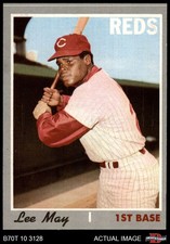 1970 Topps #225 Lee May Reds 7 - NM