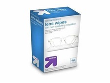 Up  Microfiber Individually Wrapped  pre-moistened Lens Wipes, 60ct