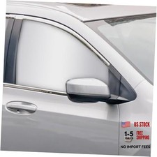 Car Window Sun Shade - Side Thiken Curtain Magnetic 100 D-Front-2pcs Silver