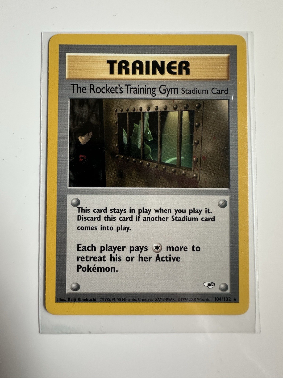 Pokémon The Rocket's Training Gym Trainer Rare Stadium 104/132 Wizards 2000