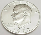 1972 S EISENHOWER *PROOF* DOLLAR COIN  *40% SILVER*