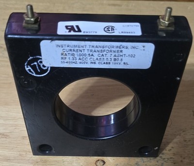 INSTRUMENT TRANSFORMERS 7 ASHT-102 1000:5A Current Transformer MW1163-1