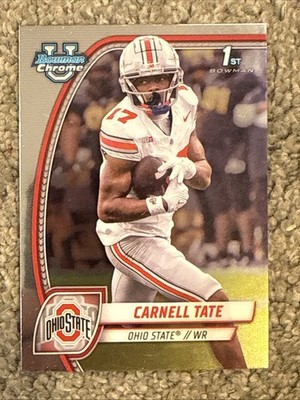 2024 Bowman University Chrome - Carnell Tate #39 (RC)