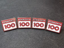4-Pack Kenworth 100 Year Centennial Lapel Pins Semi Truck Driver Gift Lot KW NEW