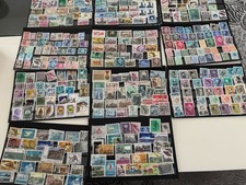 Briefmarken  Türkei mit alten , meist gestempelten Briefmarken