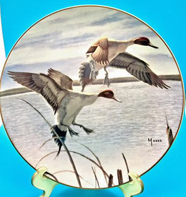 Vintage Danbury Mint Migrants Collector Plate C200 Ducks Taking Flight 1988