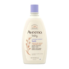 Aveeno Baby Nighttime Calming Comfort Bath Body Hair Wash 18oz