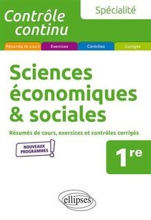 Spécialité Sciences économiques et sociales - Premi... | Buch | Zustand sehr gut