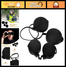 3Pcs Waterproof Rubber Binocular Lens Caps - Universal Telescope Eyepiece Covers