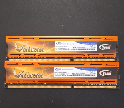 Team Group Vulcan 16GB (2x8GB) DDR3-1600 PC3-12800 240-Pin DIMM RAM