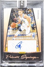 🚨 Panini Private Signings Stephen Curry Autographed 1/1 Card Warriors #16 🚨🔥