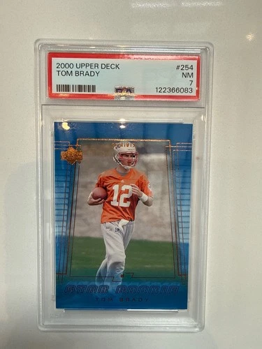 Tom Brady 2000 Upper Deck Rookie PSA 7