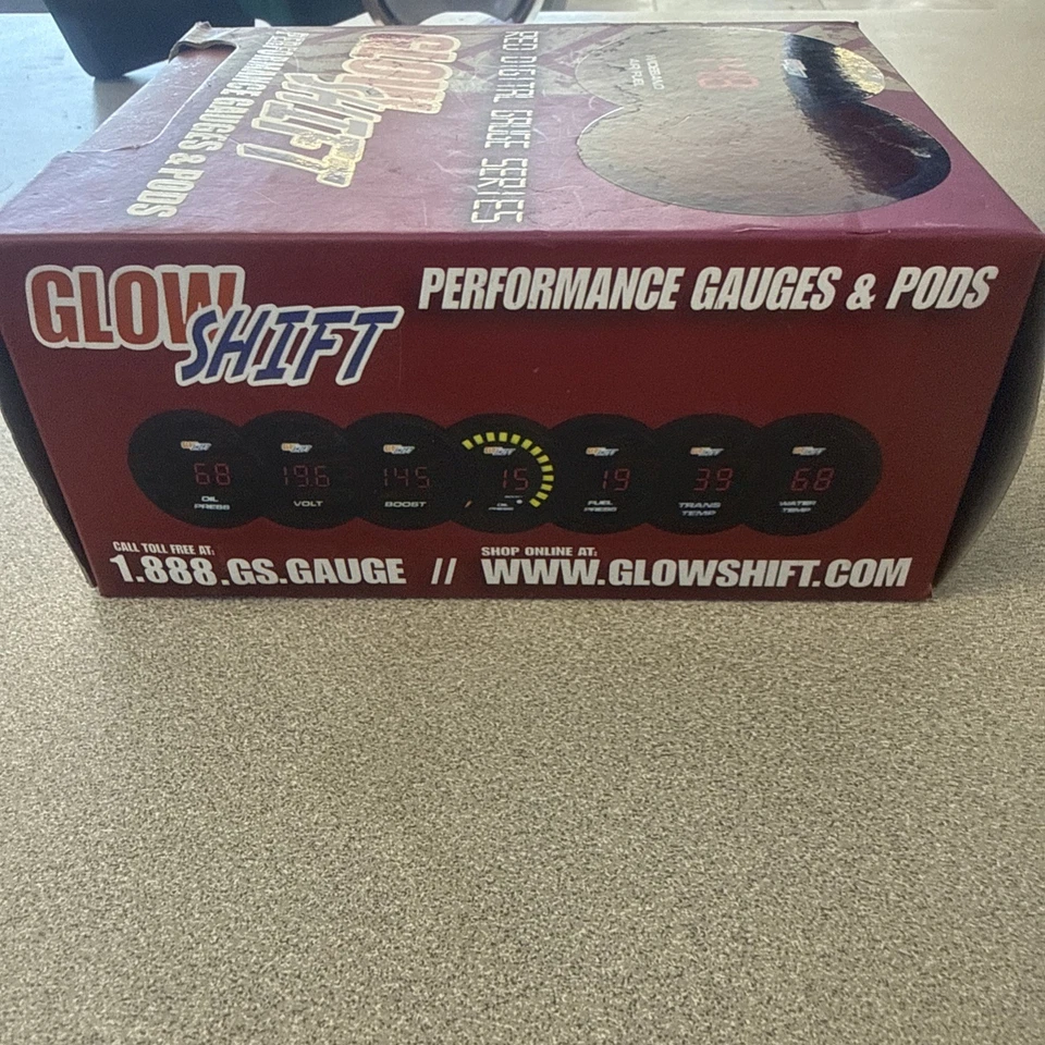 GlowShift Red Digital Electronic Vacuum Gauge With Sensor Included GS-RD03 - Image 4 of 4