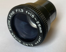 Elmo Super 8 f/1.3 15 25 mm Zoom 2-inch Projection Lens for SC-18 Projectors