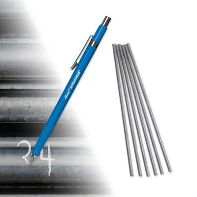 Markal Silver-Streak Round Metal Marker with 6 Refills