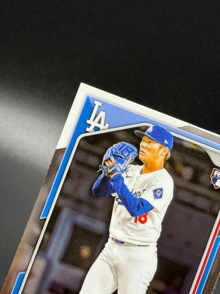 Yoshinobu Yamamoto 2024 Bowman Chrome #73 Los Angeles Dodgers Rookie Card (RC) - Image 4 of 4