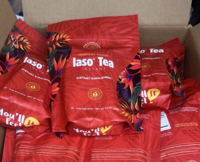Total Life Changes 1 Bag 25 Sachets Tropical Punch Instant Detox Tea 
