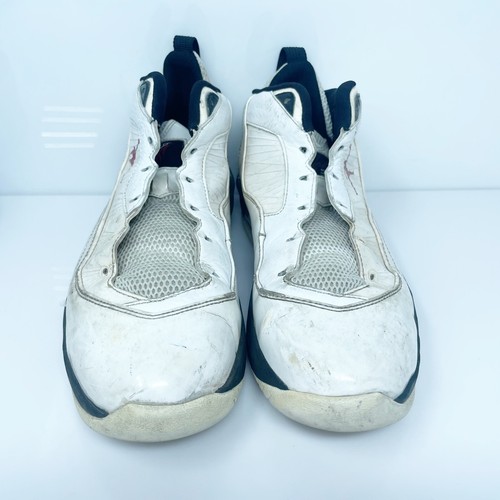 Nike Boys Air Jordan Melo M8 469787-101 White Basketball Shoes Sneakers Sz 6.5Y - Picture 11 of 12