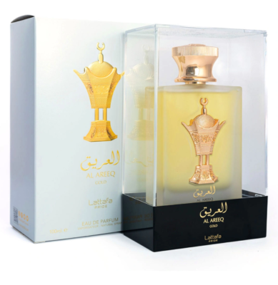 Al Areeq Gold by Lattafa Pride 100ml EDP Spray - Free Express