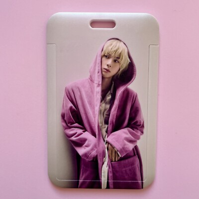 BTS Jin Happy solo album photocard holder case keyring Seokjin