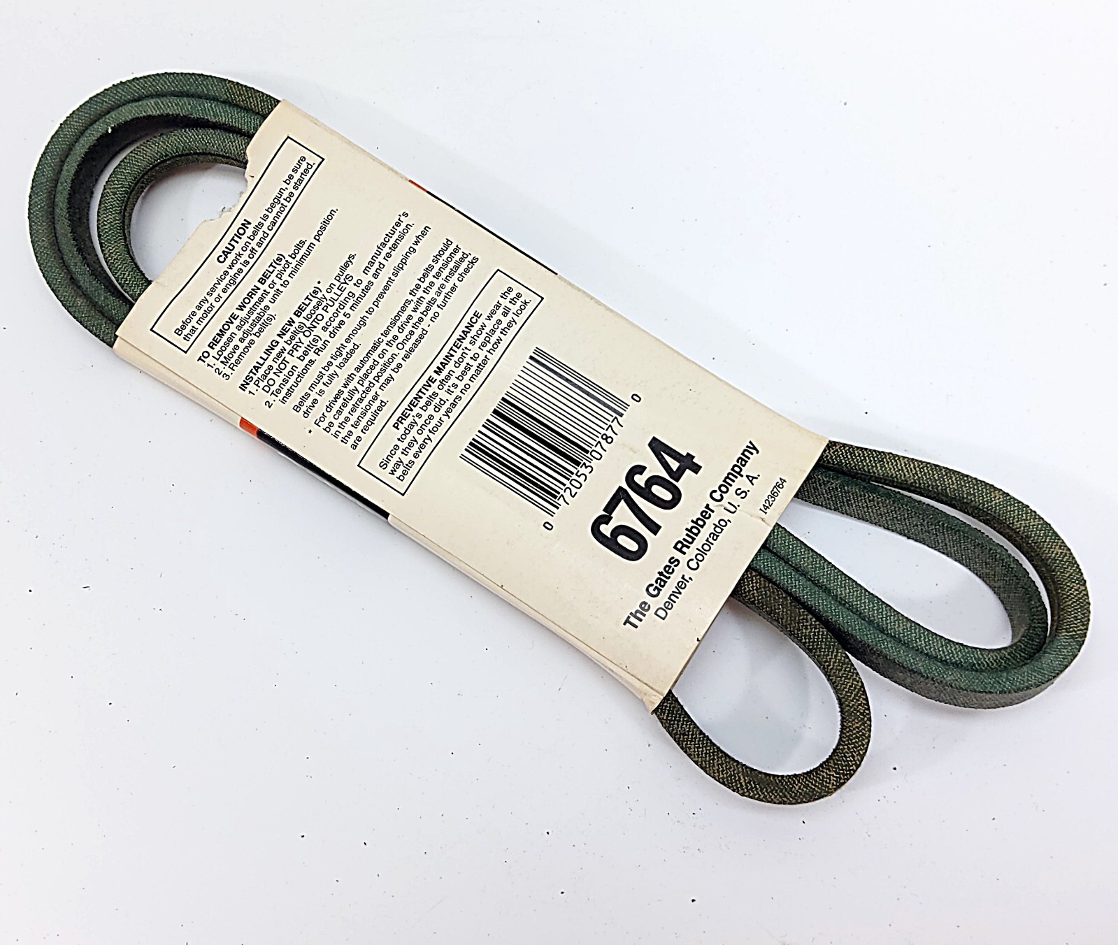 New Old Stock Gates 3/8" X 64" PoweRated Lawn And Garden Belt 6764 eBay