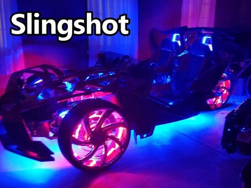 4x 5FT Triple Row RGB CHASING Treble LED Strip For 17.5" Wheel Lights APP+Remote - Picture 20 of 21