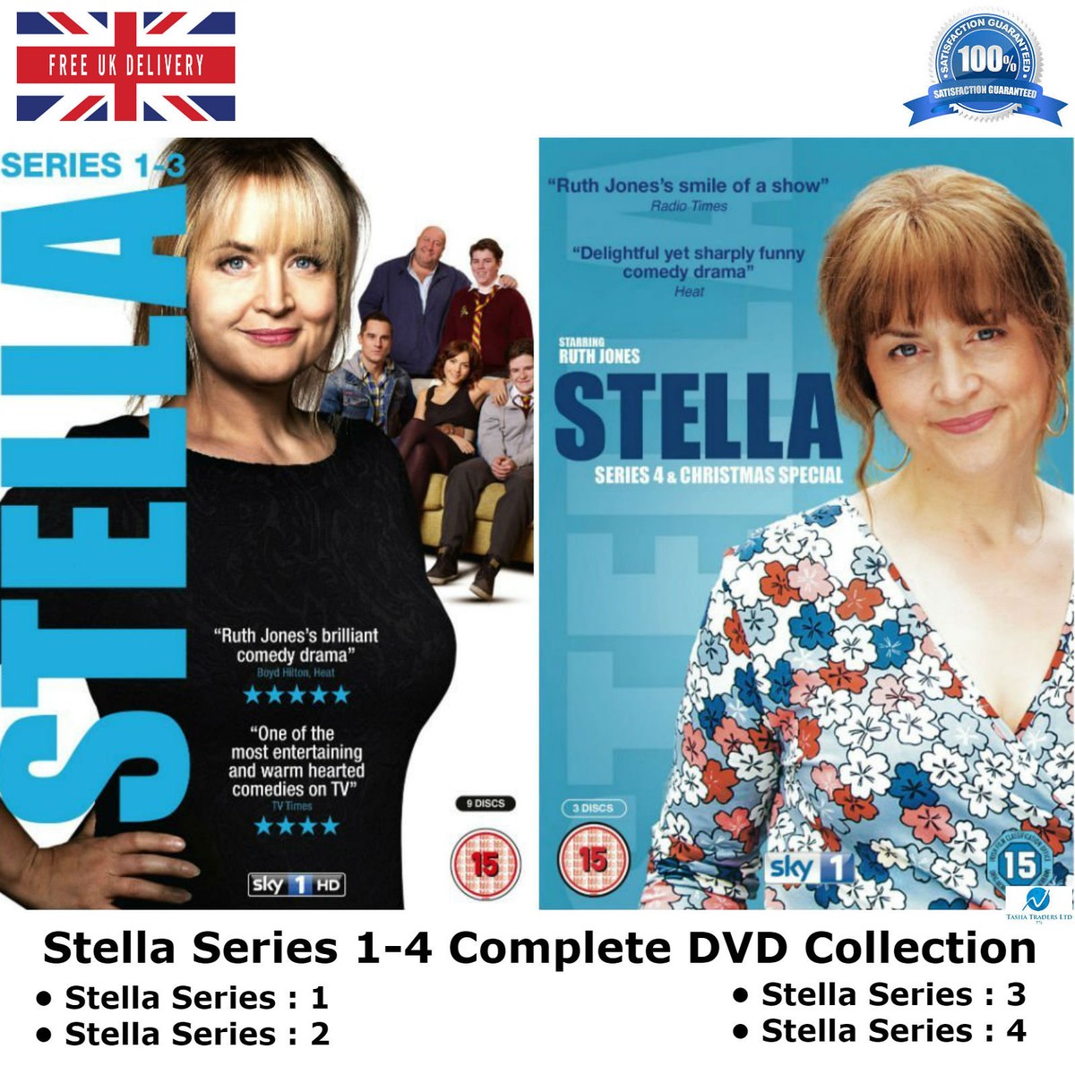 STELLA 1-4 Complete Collection 1 2 3 4 Christmas Special +Extra